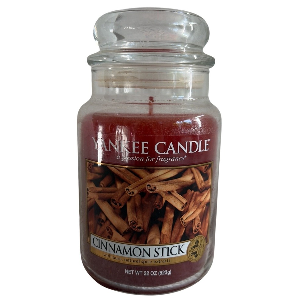 Yankee Candle Cinnamon Stick Large Jar‎ 22 Oz  NEW